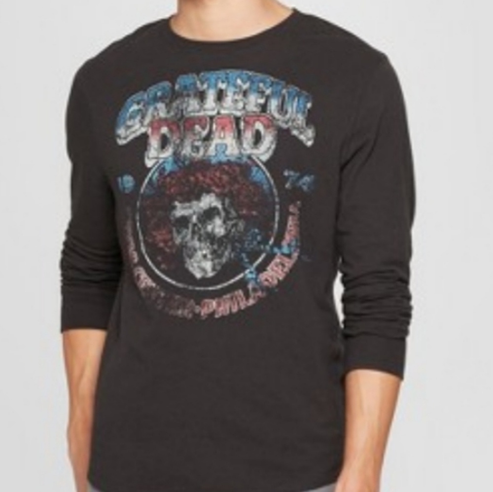 Long-Sleeve Grateful Dead T-Shirt, Sz Med